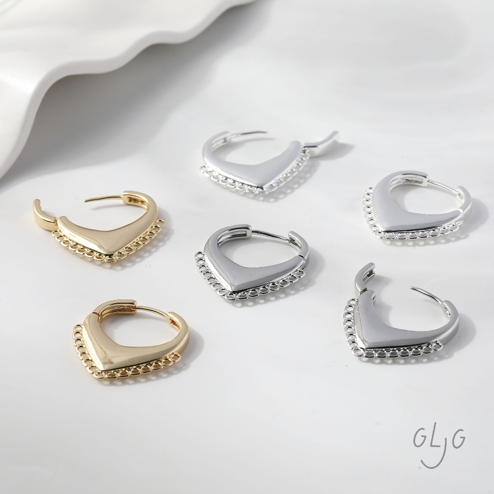 4PCS Dainty Heart Ear Studs Di - đánh giá và giá Jewelry Making Earring Supplies
