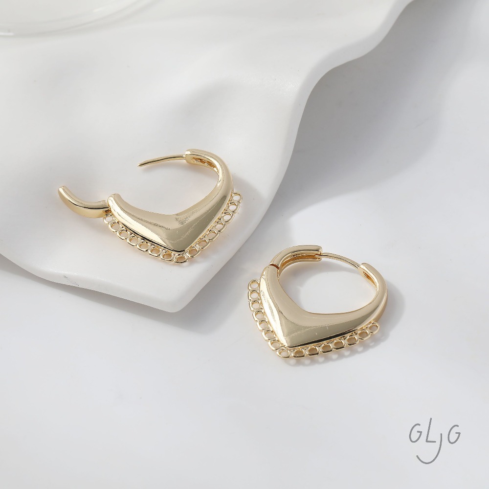 4PCS Dainty Heart Ear Studs Di - đánh giá và giá Jewelry Making Earring Supplies